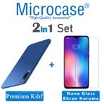 Microcase Xiaomi Mi 9 Premium Matte Lacivert Silikon Kılıf