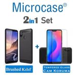 Microcase Xiaomi Mi A2 Lite Brushed Carbon Kılıf