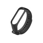 Microcase Xiaomi Mi Band 5 Siyah Silikon Kordon Kayış