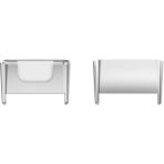 Microcase Xiaomi Mi Band 7 Pro 18MM Çevirici Metal Kordon Kayış Adaptörü Set - AL3147 - Gümüş