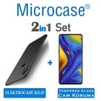 Microcase Xiaomi Mi Mix 3 Elektrocase Serisi Silikon TPU Siyah Kılıf
