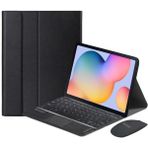 Microcase Xiaomi Pad 7 Tablet Uyumlu Bluetooth Touchpad Klavye+Bluetooth Mouse+Standlı Kılıf-Bkk7 - Siyah