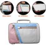 Microcase Xiaomi Pad 8 / Pad 8 Pro Tablet Için Omuz Askılı El Tutacaklı Universal Sleeve Taşıma Çantası AL4346 Pembe Mavi Krem - Pembe - Mavi - Krem