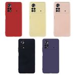 Microcase Xiaomi Poco M4 Pro 5G Premium Matte Silikon Kılıf (Lacivert)