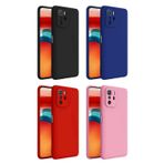 Microcase Xiaomi Poco X3 GT - Note 10 Pro 5G CamPRO Serisi Kamera Korumalı Silikon Kılıf - AL3427 (Kırmızı)