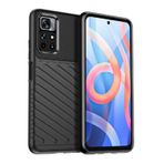Microcase Xiaomi Poco X3 GT Thunder Serisi Darbeye Dayanıklı Silikon Kılıf -Siyah
