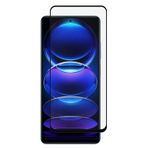 Microcase Xiaomi Redmi Note 12 Pro Global için Tam Kaplayan Çerçeveli Mat Cam Koruma - AL3124