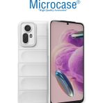 Microcase Xiaomi Redmi Note 12S 4G Miami Serisi Darbeye Dayanıklı Silikon Kılıf - AL3420 (Beyaz)