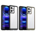 Microcase Xiaomi Redmi Note 12S 4G Shield Serisi Darbeye Dayanıklı Yarı Esnek Plastik TPU Kılıf - AL8100 (Füme)