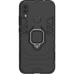Microcase Xiaomi Redmi Note 7 Pro Batman Serisi Yüzük Standlı Armor Siyah Kılıf