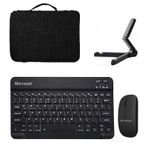 Microcase Xiaomi Redmi Pad 2 11 İnch Tablet Uyumlu Tablet Çanta+türkçe Bluetooth Klavye+mouse+tablet Standı-siyah Al8128 Omuz Çantası siyah