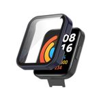 Microcase Xiaomi Redmi Watch 2 Lite Gl Ekran Korumalı Sert Slim Rubber Kılıf - Mavi