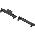 Microcase Xiaomi Redmi Watch 4/mi Band 8 Pro Için 22MM Metal Kordon Kayış ADAPTÖRÜ-AL4954 - Koyu Siyah