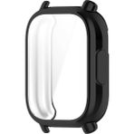 Microcase Xiaomi Redmi Watch 5 Active Için Önü Kapalı Silikon Kılıf - AL3173 - Koyu Siyah
