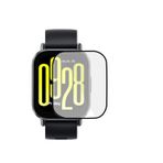 Microcase Xiaomi Redmi Watch 5 Active Tam Kaplayan Kavisli Ekran Koruyucu 3D Pet Film - Siyah AL3385