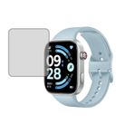 Microcase Xiaomi Redmi Watch 6 için Tam Kaplayan Kavisli Ekran Koruyucu 3D Pet Film - Siyah AL3385