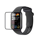 Microcase Xıaomi Smart Band 8 Pro Tam Kaplayan Kavisli Ekran Koruyucu 3D Pet Film - Siyah AL3385