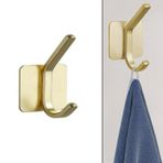 Microcase Yapışkanlı Metal Banyo Mutfak Eşya Havlu Vb. Ürün Askılığı -AL4618 1 Adet - Gold