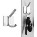 Microcase Yapışkanlı Metal Banyo Mutfak Eşya Havlu Vb. Ürün Askılığı -AL4618 1 Adet - Gümüş