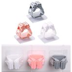 Microcase Yapışkanlı Plastik Mop Tutucu Pratik Organizer Vileda Temizlik Fırçası Süpürge Tutucusu AL4455 (Beyaz)
