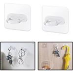 Microcase Yapışkanlı Yüzük Stili Eşya Tutucu Banyo,Mutfak vb. Ürün Askılığı -AL4759 2 Adet
