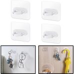Microcase Yapışkanlı Yüzük Stili Eşya Tutucu Banyo,Mutfak vb. Ürün Askılığı -AL4759 4 Adet