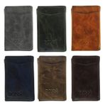 Microcase YB Collection Otomatik Mekanizmalı Kutulu Rfid Korumalı Para ve Kartlık Bölmeli Deri Cüzdan - AL3639 (Gri)