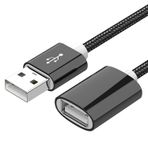 Microcase Yüksek Hızlı USB 2.0 Örgülü Uzatma Kablosu - 50 cm AL2860