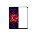 Microcase ZTE Nubia Red Magic 3-3S Tam Kaplayan Çerçeveli Tempered Ekran Koruyucu -Siyah