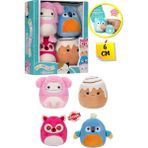 Micromallows Squishmallows Mini Yumuşak Peluş Oyuncak 4 Lü Figür Seti - 6 cm - Model - 2