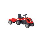 Micromax Römorklu Traktör Pedallı MMX00341 - Kırmızı