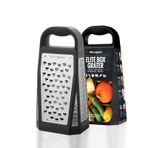 Microplane Elite Box kule rende, paslanmaz çelik, siyah, 27 x 13,9 x 9,5 cm