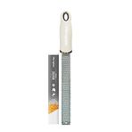 Microplane Zester mutfak rendesi, kaşmir-bej, narenciye, parmesan, zencefil, çikolata ve hindistan cevizi için, ince paslanmaz çelik bıçaklı - ABD'de üretilmiştir