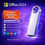 Microsoft Office 2024 Kurulum USB’si + Lisans Anahtarı – Aktivasyon Destekli (Windows 10–11 Uyumlu)
