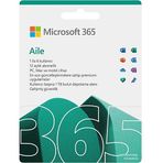 Microsoft Office 365 Aile 6 Kullanıcı 1 Yıl Dijital Lisans