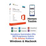 MICROSOFT Office 365 Professional Lisans Hesabı - Anında Sms Teslim - 1 Yıl Kullanım
