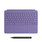 Microsoft Surface Pro Klavye ve İnce Kalem 2 Paketi Surface Pro 12" Cihaz için, Alcantara Malzeme, Menekşe