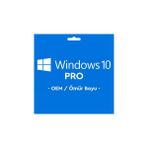 Microsoft Windows 10 Pro Oem Key Lisans Anahtarı Ömür Boyu