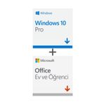 Microsoft Windows 10 Pro OEM ve Microsoft Office 2019 Ev ve Öğrenci Lisans