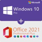 Microsoft Windows 10 Pro + Office 2021 Pro Plus Key Orijinal Ömür Boyu Lisans, Kolay Kurulum Etkinleştirme