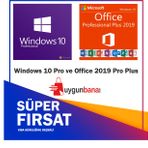 Microsoft Windows 10 Pro ve Office 2019 Pro Plus Dijital Lisans Anahtarı