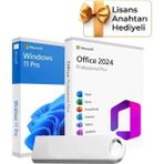 Microsoft Windows 11 + Office 2024 Pro Plus Kurulum Dosyalı USB Bellek 16GB (Lisans Anahtarı Hediyeli) - Fiyatı, Yorumları
