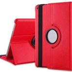 Microsonic 360 Rotating Stand Deri iPad 5 Kırmızı Kılıf