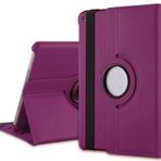 Microsonic 360 Rotating Stand Deri iPad 5 Mor Kılıf