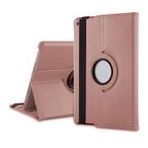 Microsonic 360 Rotating Stand Deri iPad Air 2 Rose Gold Kılıf