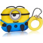 Microsonic 4.nesil / Anc Kılıf Cartoon Figürlü Silikon Crtn-Fgr-Mn-Strt - Sarı - Mavi - AirPods 4