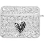 Microsonic Air-Podss 3. Nesil Kılıf Glitter Shiny Gümüş - AirPods 3