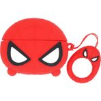Microsonic Air-Podss Pro Kılıf Cartoon Figürlü Silikon Crtn-Fgr-Ormck-Adm - Şarap Kırmızısı - AirPods Pro