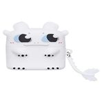 Microsonic AirPods 3. Nesil için Kılıf Cartoon Figürlü Silikon Crtn-Fgr-Lght-Fry [AirPods 3 ile Uyumlu Kılıf - Süt Beyazı]