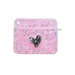 Microsonic AirPods 3. Nesil için Kılıf Glitter Shiny Pembe [AirPods 3 ile Uyumlu Kılıf - Pembe]